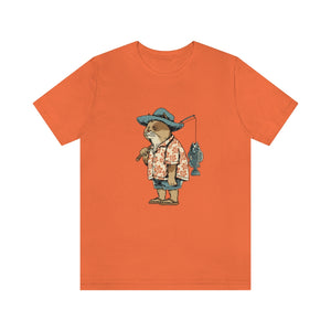 Cat Dad Tshirt - Summer Fishing
