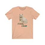 Load image into Gallery viewer, Cat T-shirt - I Can &amp; I Will (by Coco The Unceremonious Cat)
