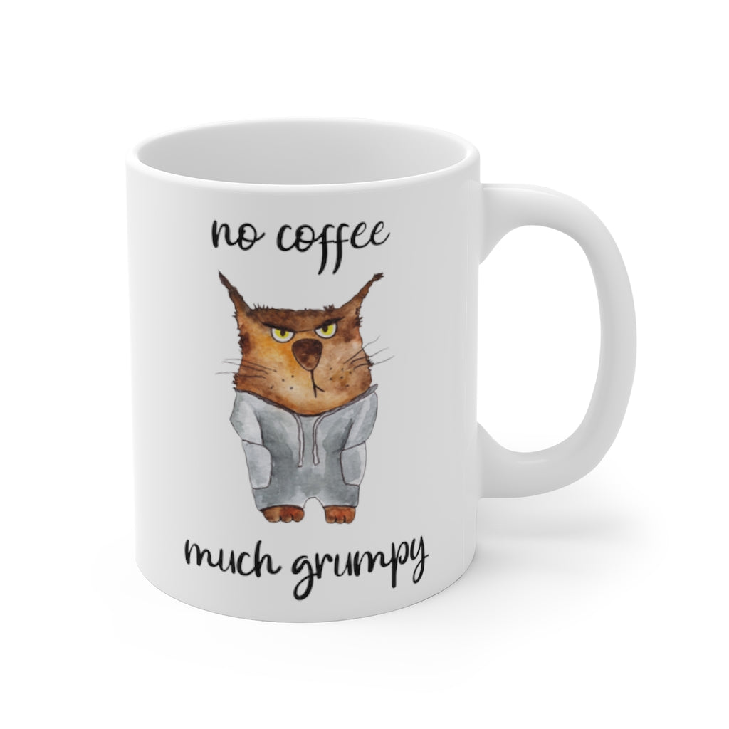 Cat Mug 11Oz - No Coffee Much Grumpy – How To Cat Well