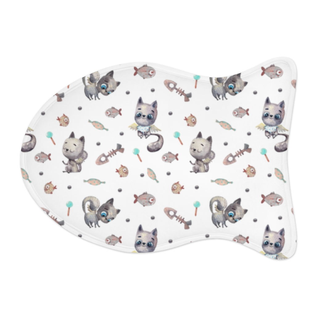 cat feeding mat